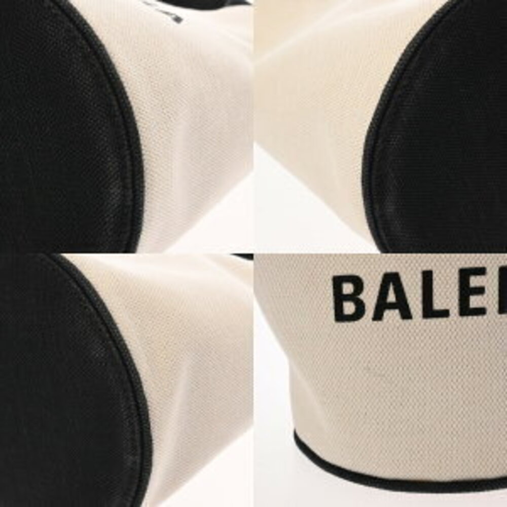 Balenciaga New Wave XS White Black Canvas Handbag - Picture 7 of 9